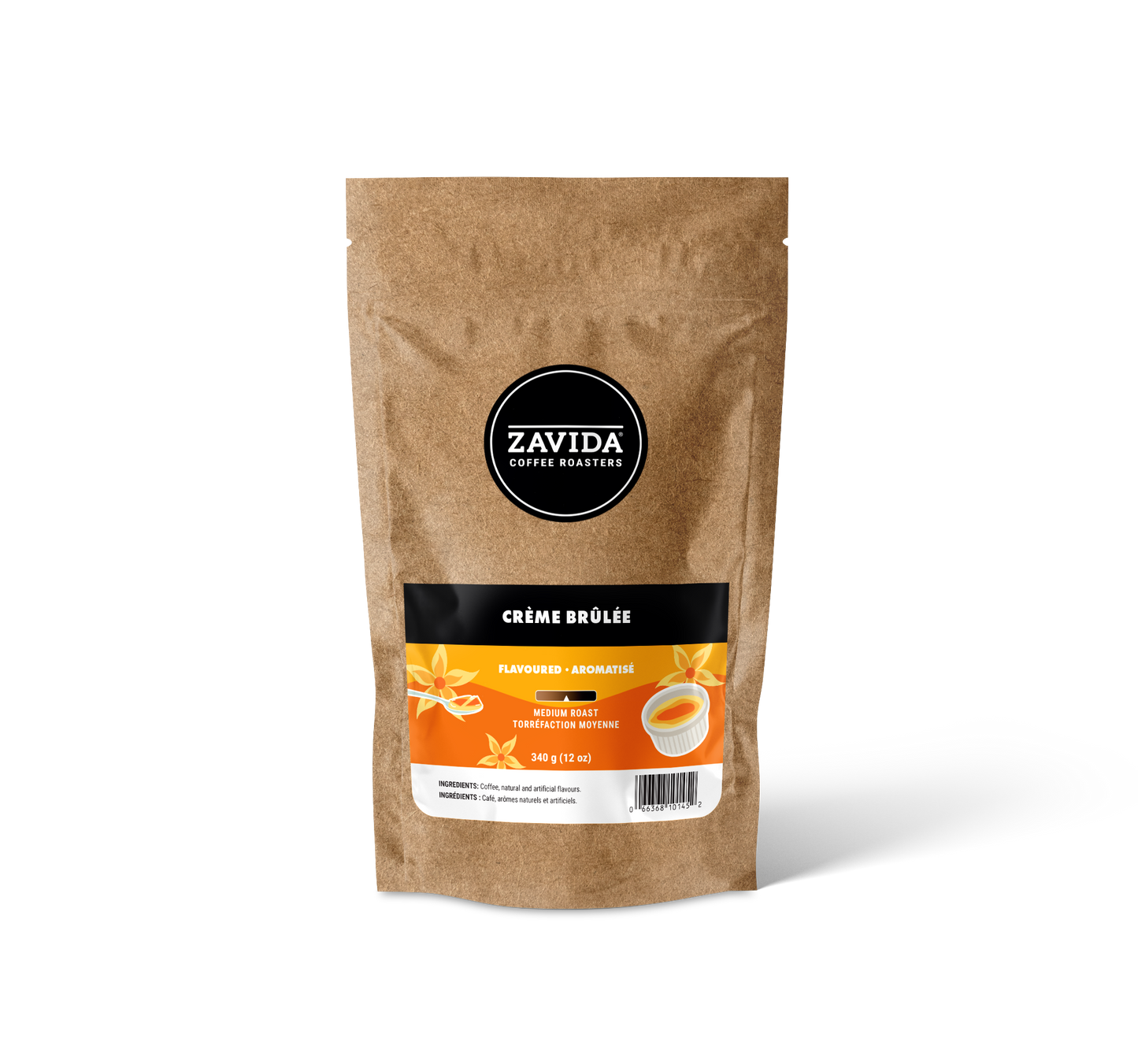 Café Zavida Crème Brûlée - 340g grains