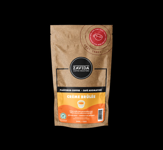 Cafea Zavida Crème Brûlée - 340g boabe