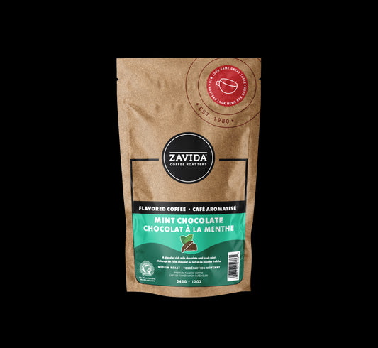 Cafea Zavida Mint Chocolate - 340g boabe