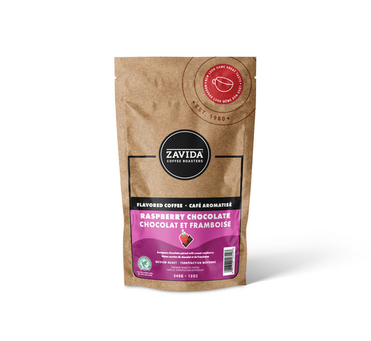 Cafea Zavida Raspberry Chocolate - 340g boabe